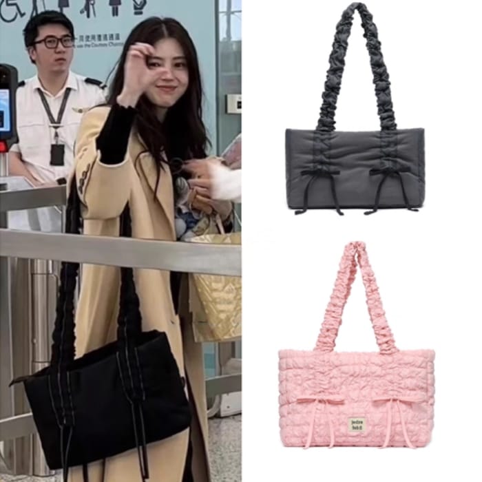 ハンソヒ着用 M/Lサイズ 飾りなし ショルダーバッグ リボン PUFFER BUTTERFLY sh274h5