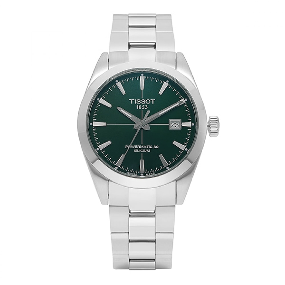 Tissot T127.407.11.091.01 (T1274071109101) ジェントルマンシリコンメンズメタルウォッチ