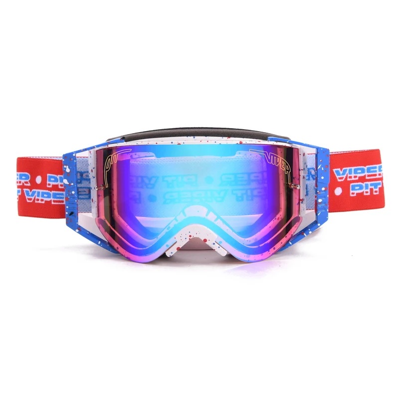 オリジナルの防曇スキーゴーグル,男性と女性のためのスポーツウェア,屋外スノーモービル,UV 400