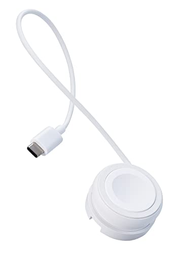 エレコム Apple Watch 充電器 Type-C 持ち運び 巻き取り 高速充電対応 23cm Made for Apple Watch 取得 【Apple Watch Ultra,SE2,SE,