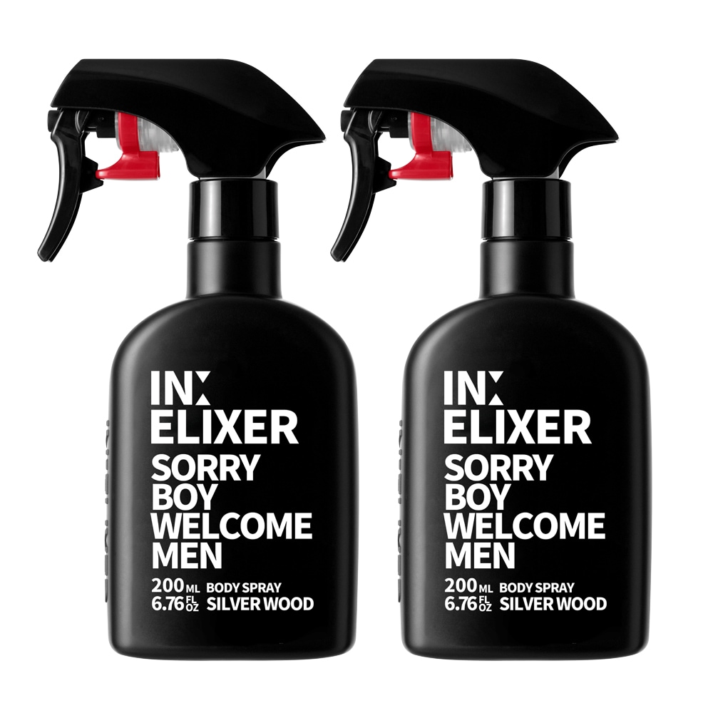 イネリクサー ボディスプレー 200ml 1+1 シルバーウッド 男性香水
