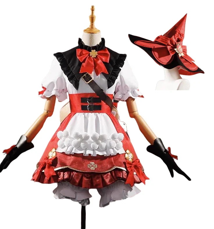 コスプレ衣クレー原神帽子付きげんしん常服JK制服イベントパーティー変演出服クリスマスパーティー30%までに制限