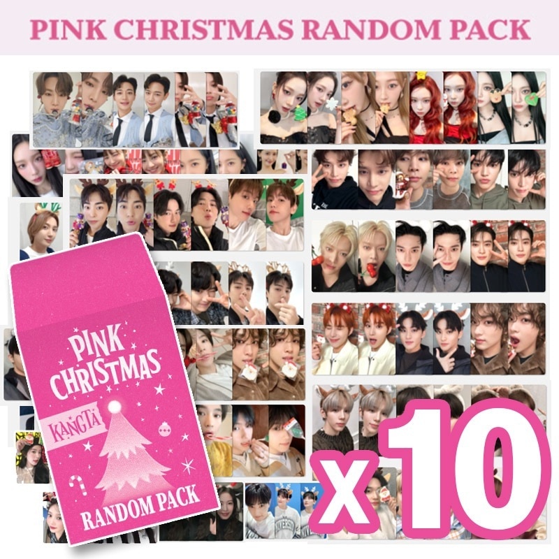 10個買ってお得+SM ARTIST- PHOTOCARD RANDOM PACK [ 2023 PINK CHRISTMAS MD ] 公式グッズ