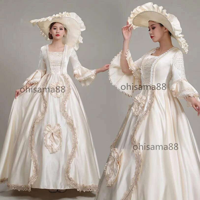 新入 宮廷ドレス プリンセスドレス 演劇 貴婦人ドレス 華やか 高級感 フレア袖 中世貴族風 お姫様ワンピース 貴族ドレス ステージ衣装 ヨーロッパ風ドレス ハロウィン クリスマス オペラ声楽 7,720円