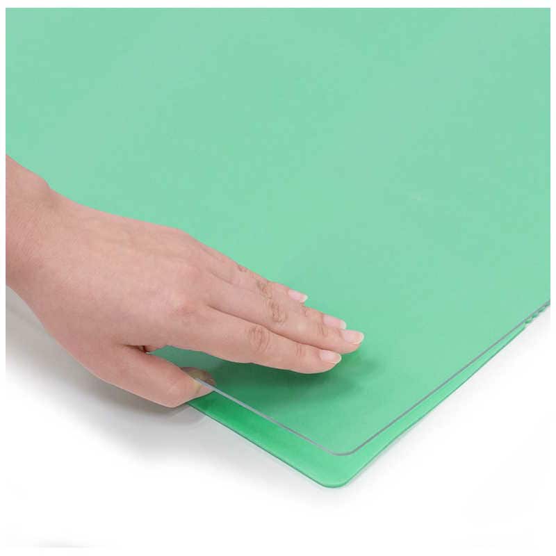 プラス　マット硬質マットM下敷LG　DM-010PW