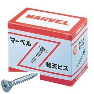 (まとめ)軽天ビス/ネジ (フレキヘッド (ユニクロメッキ)32mm/1000本入×2セット) マーベル K-32F
