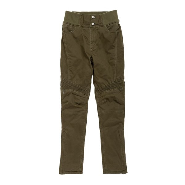 秋冬 ROP66 リブウォームストレッチパンツ レディース カーキ M+サイズ ROP66/KHAKI/M+