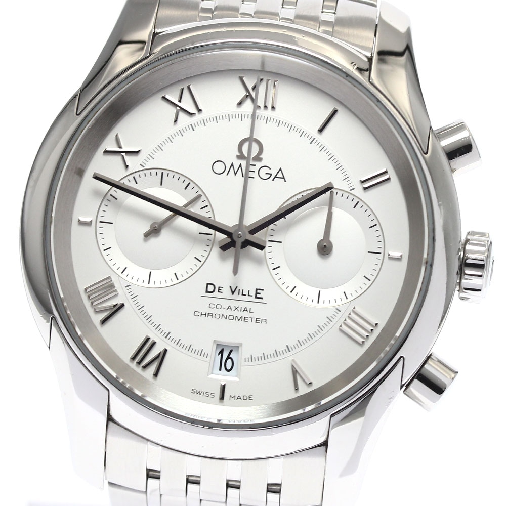 オメガ OMEGA 431.10.42.51.02.001 デビル アワービジョン コーアクシャル クロノメーター 自動巻き メンズ 箱・保証書付き_886319【中古】