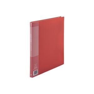 (業務用2セット) ジョインテックス クリアファイル/ポケットファイル (A4/タテ型 10冊入り) 20ポケット 赤 D047J-10RD