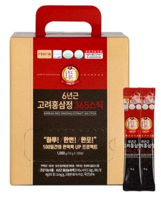 [jungwonsam] Korean Red Ginseng Extract 365 stick 10g 100pk