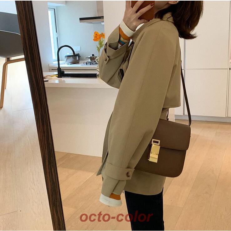 Aライン レディース きれいめ 春コート テーラードジャケット 通勤 秋 トレンチコート 春 エレガント 韓国ファッション カジュアル オフィス ショートコート ショート丈 スプリングコート アウター