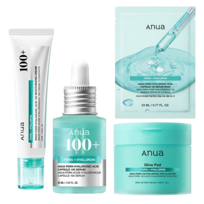 【選べる セット】 PDRN ヒアルロン酸カプセル100 セラム 30ml 60ml / クリーム 60ml / パッド 60枚 / マスクパック 6枚