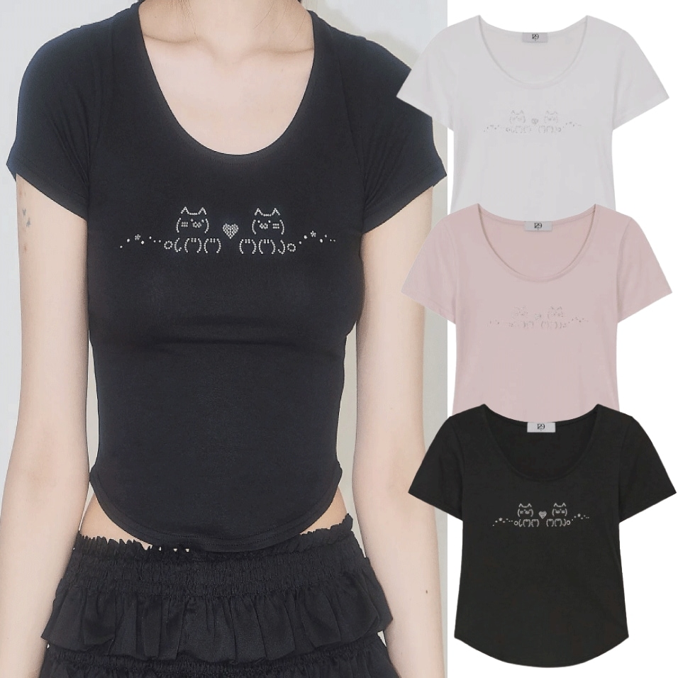 NYANKO HATFIX FITTED T-SHIRTS (3 COLORS)Tシャツ・カットソー