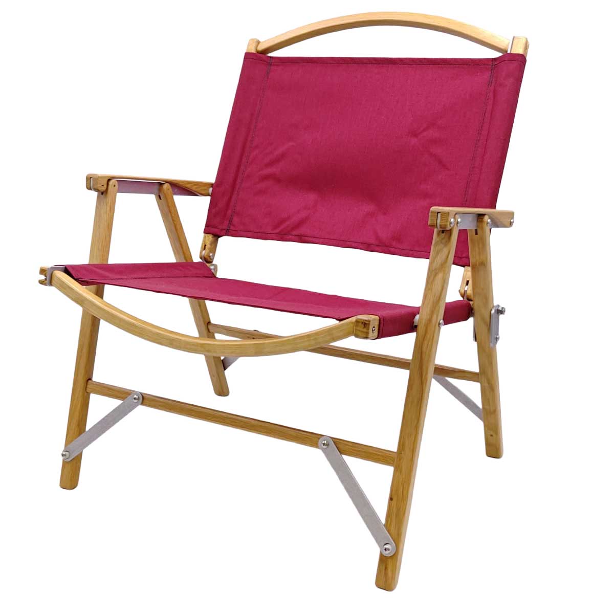 【中古・未使用品】Kermit Chair カーミットチェア BURGUNDY バーガンディ KCC104 アウトドア オーク ディレクターズチェア USA