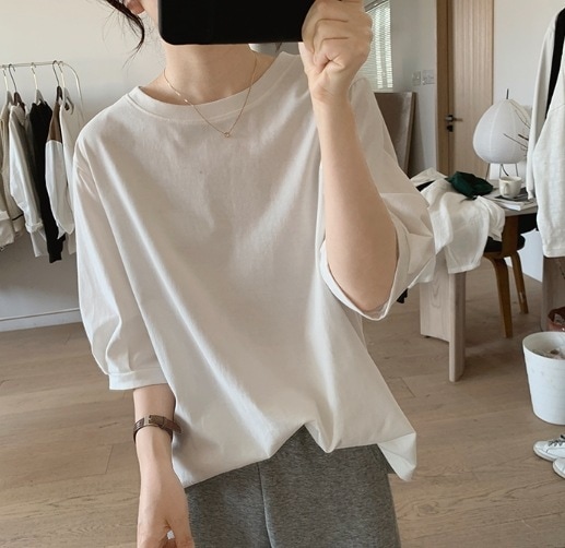 トップス カットソー プルオーバー 袖あり クルーネック デザイン タック 美ライン ニュアンス カラバリ リラックス かわいい 大人可愛い きれいめ シンプル カジュアル 大人 上品 おしゃれ