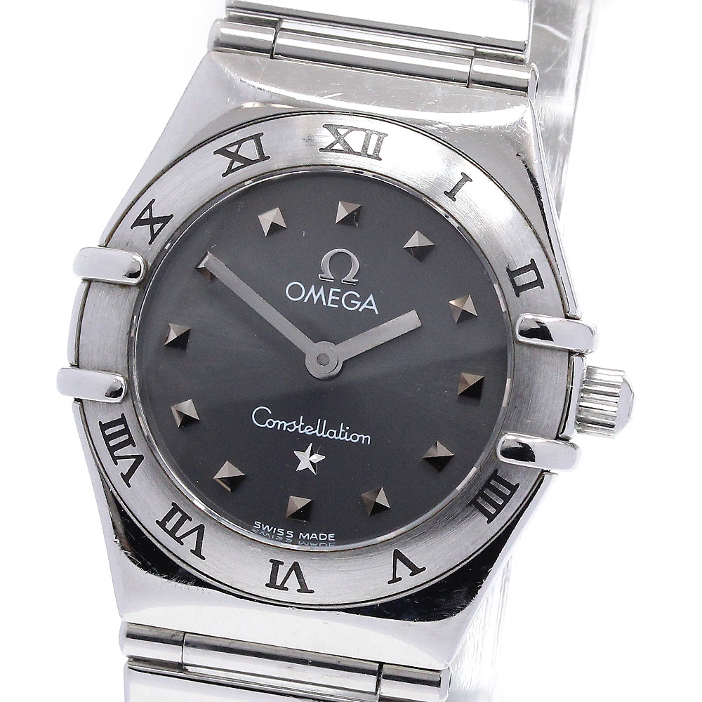 オメガ OMEGA 1561.51 コンステレーションミニ マイチョイス クォーツ レディース 保証書付き_861340【中古】