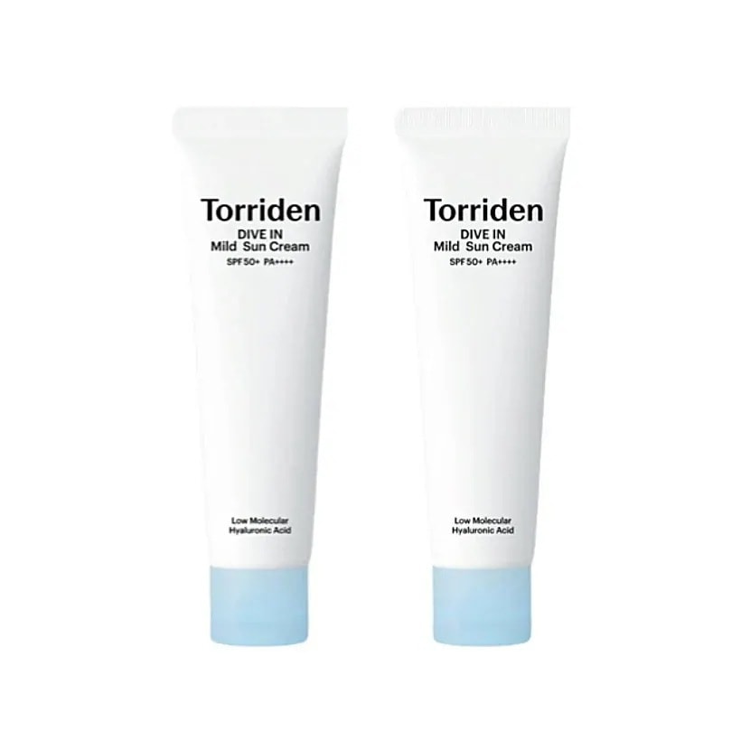 [1+1] ダイブイン 無機系(ムギチャチャ) マイルド 日焼け止め SPF50+ PA++++ 60ml 2個