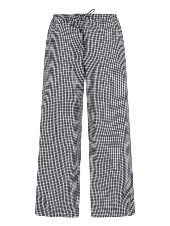 DUNST Women Straight Pants UDPA6B222BK BLACK CHECK