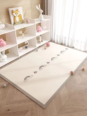 1つ買うと10個無料漫画のリビングのじゅうたんpvcマット子供の登りマットは洗っていないので厚い寝室のベッドサイドマットを拭くことができます440