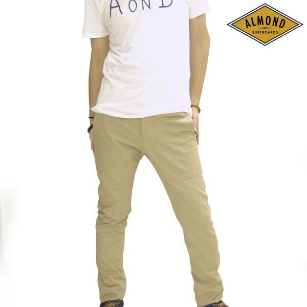 セール アーモンドサーフボードデザイン スリム チノパン メンズ ライフスタイルブランド Almond Surfboards & Design HATHWAY TAN サーフ ブランド サーフィン