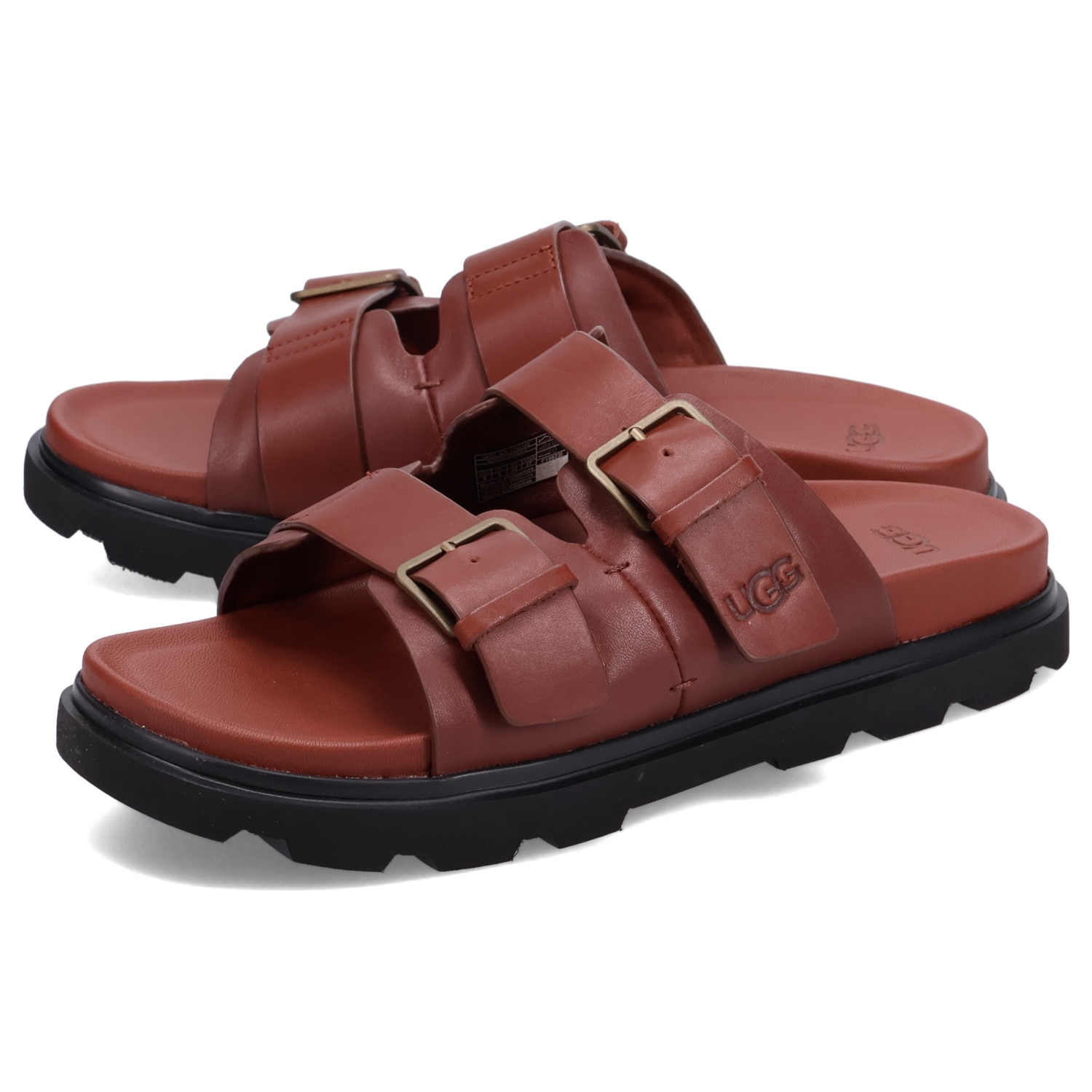 スライドサンダル メンズ CAPITOLA BUCKLE ブラウン 1153102