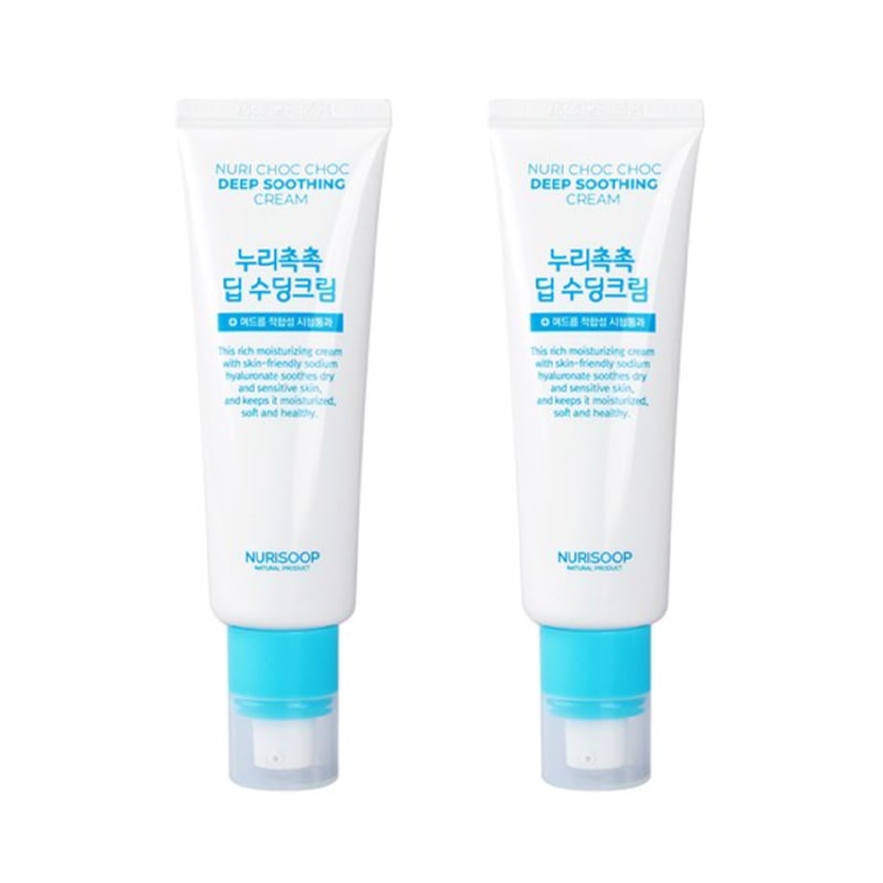 [1+1] Nuri Chok Chok Deep Soothing Cream 70ml+70ml / 韓国コスメ