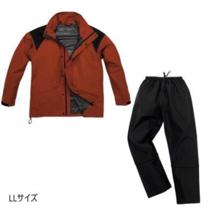 弘進ゴム B-1300 ODR透湿LIGHTレインスーツ レッド LL H1300BC