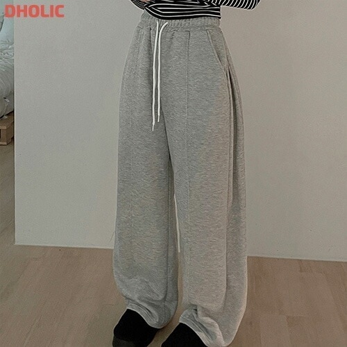 裏起毛サイドタックワイドスウェットパンツ