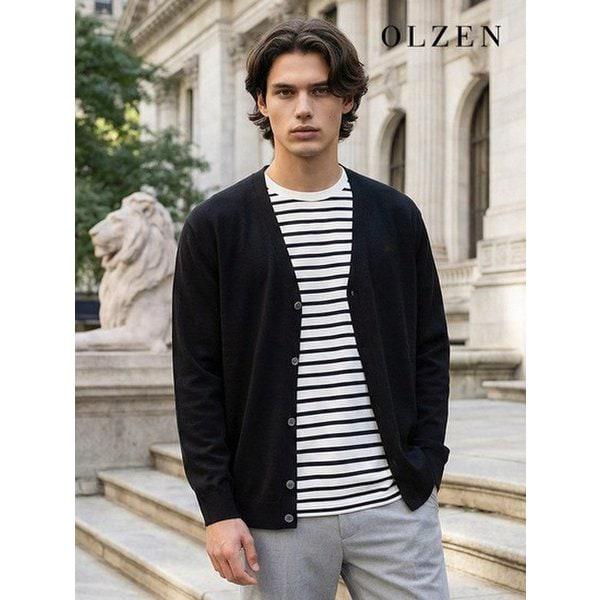 ベーシックVネックボタンカーディガン(ZOE1EC1306)