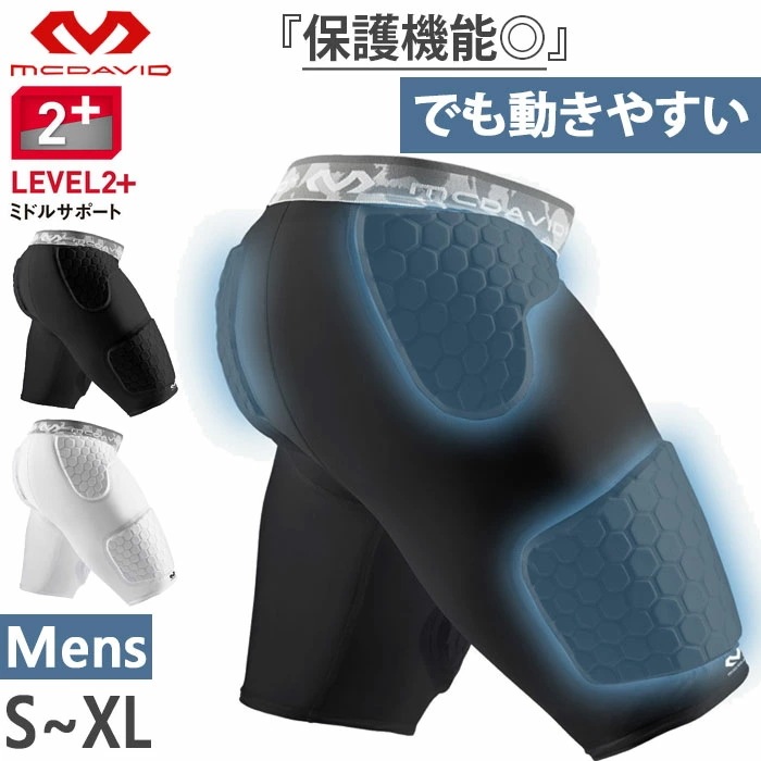 バスケ公式戦着用可能 メンズ ヘックス サッドショーツEX HEX アンダーウェア パンツ スポーツインナー 下着 ショートスパッツ パッド付き M7991