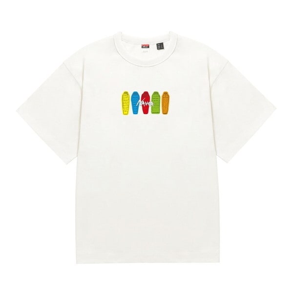 ナンガ ECO HYBRID TEE(SB PT) WHT L N2500-1M023Z N0003701 Tシャツ
