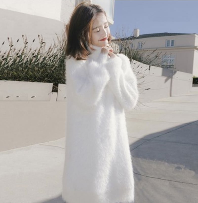 ワンピース デート ニットソー セーター ショート ショート丈 袖あり 長袖 タートルネック かわいい 大人可愛い きれいめ シンプル カジュアル 大人 上品 おしゃれ お洒落 主役級 存在感 冬