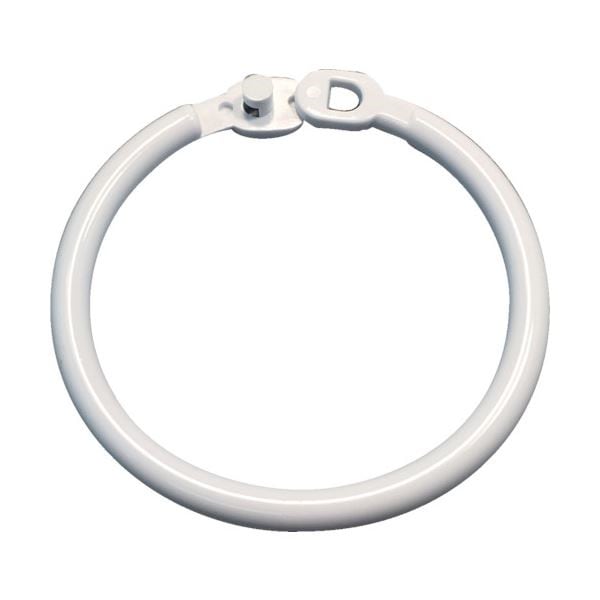 (まとめ) TRUSCO 樹脂製カードリング5.0mmΦ50mm TKRJ-50 1パック(10個) 10セット