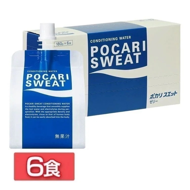 6食ポカリスエット ゼリー 小腹が満たせる 大塚製薬 D メガ割