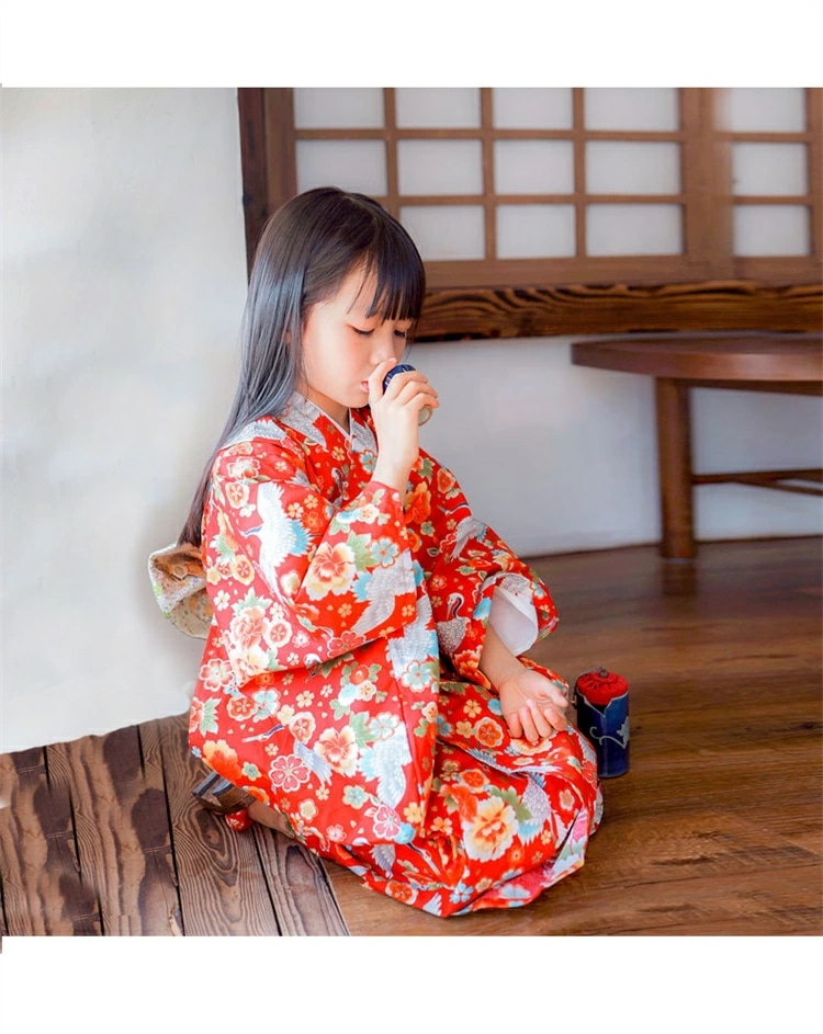 浴衣 子供浴衣 ガールズ 花柄 ゆかた 単品 可愛い浴衣 作り帯 蝶結び 女の子 浴衣 簡単着付け ドレス キッズ 花火大会 夏祭り ハロウィン 夏ファッション ダンス発表会 着物 夏服 和装 カジュ