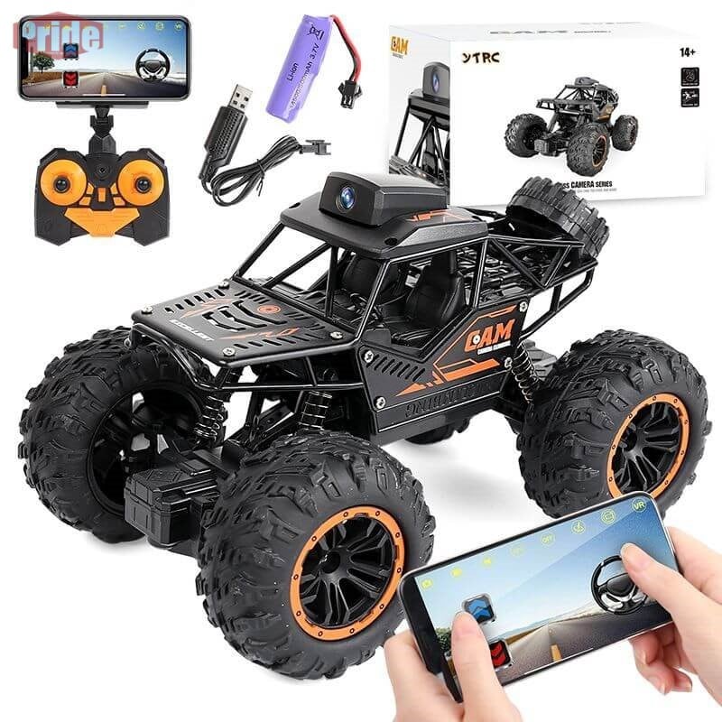 大人気 上品 ラジコンカー 子供 オフロード 2.4GHz WiFi FPVリアルタイム リモコンカー 子供向け