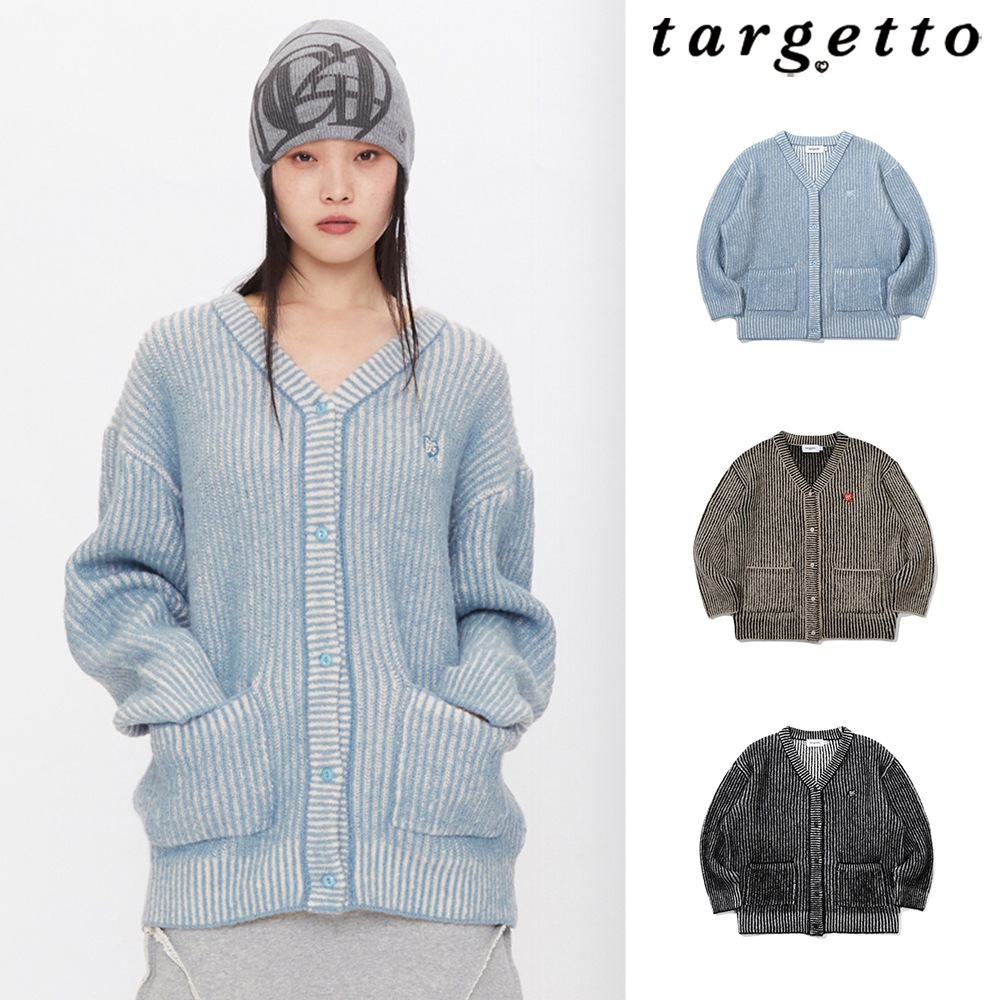 [TARGETTO] TWO TONE CARDIGAN