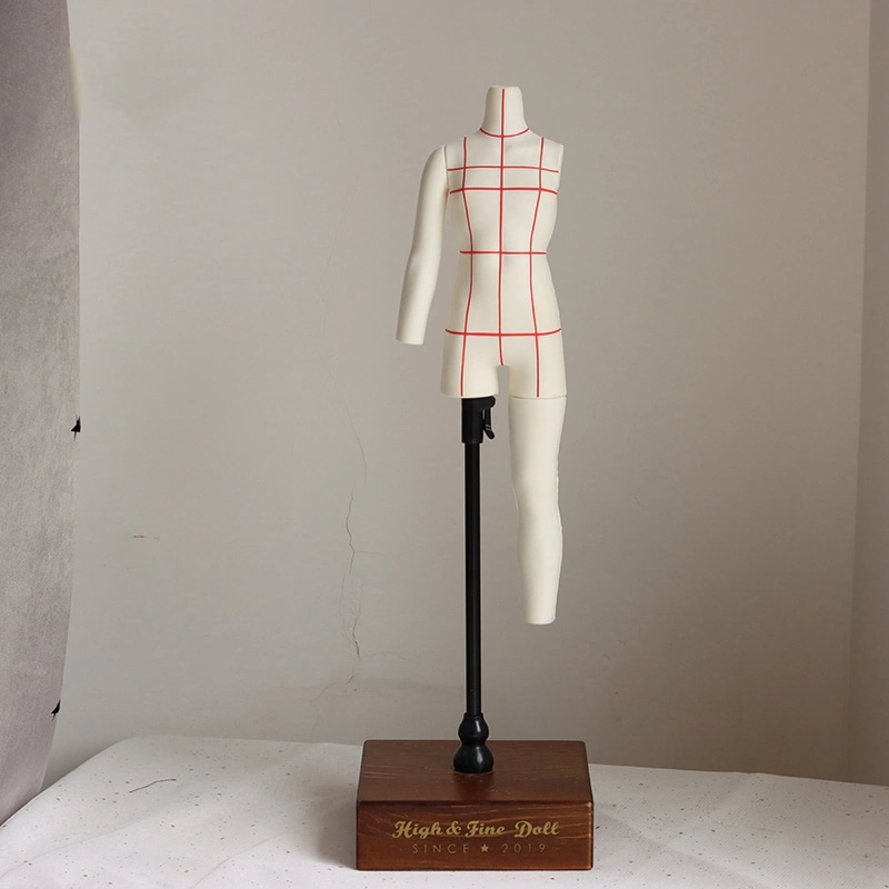 BJD ドール服シザリングスタンド MSD/SDM女の子サイズドール対応 縫製 ディスプレイ トルソー 1/4　球体関節人形服縫製用