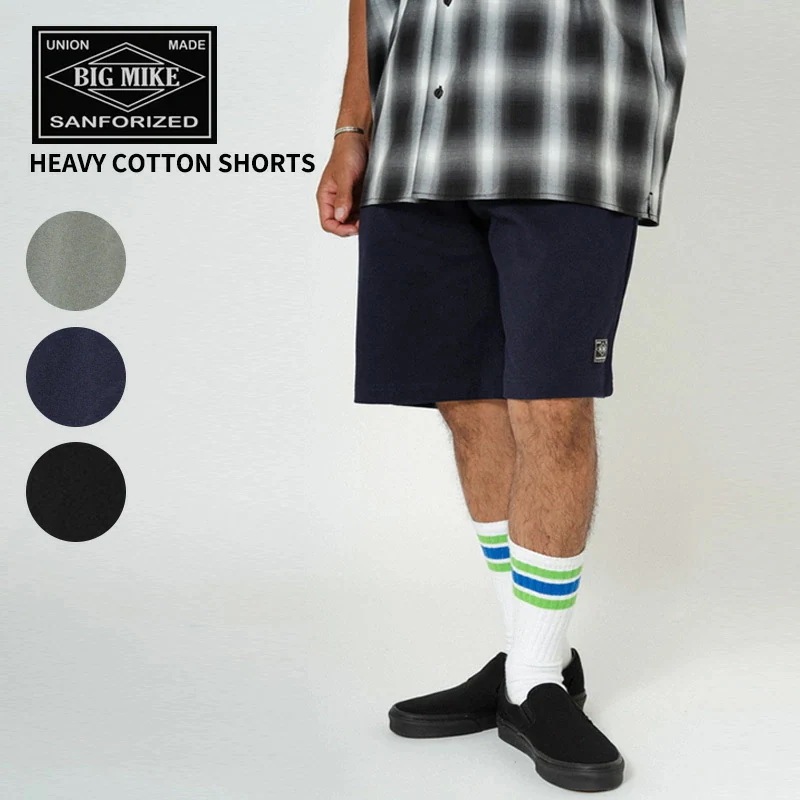 ビッグマイク メンズ ハーフパンツ スウェットショートパンツ BIG MIKE ヘビー コットン ショーツ ボトムス アメカジ 102427600