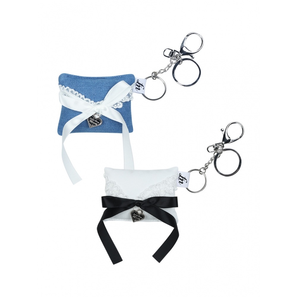 レターフロムムーンリボンレターキーリング (2色)