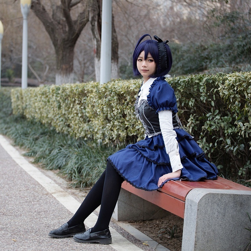 中二病にも恋をしたい小鸟游六花打歌服コスメロリータコスプレロリータ少女服