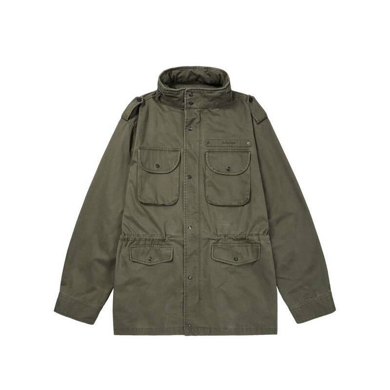 アカム AAKAM ウォッシュド フィールドジャケット カーキ 499578