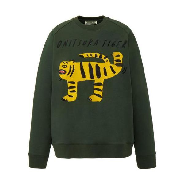 オニツカタイガー 長袖Tシャツ 2183B622 200 KHAKI DOM