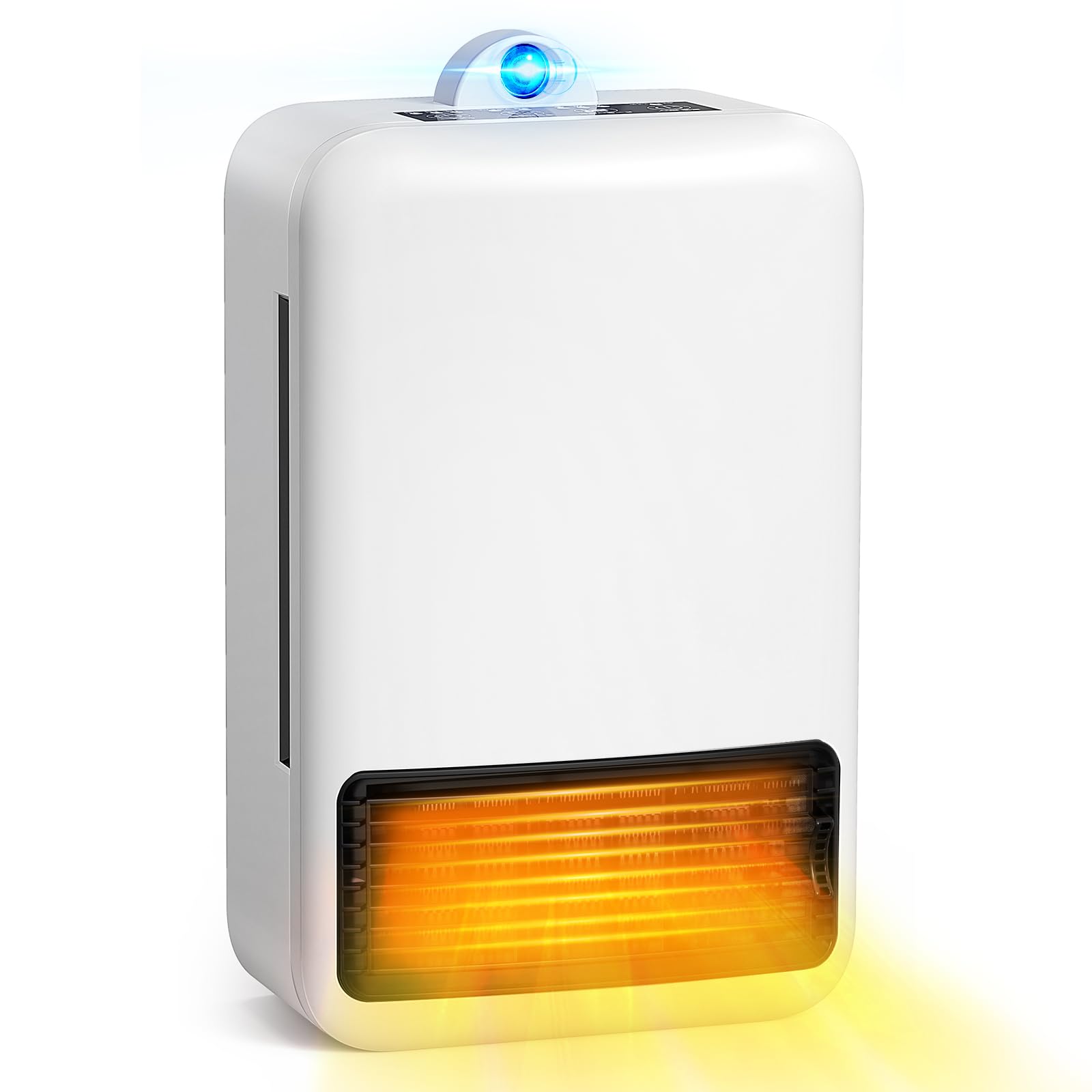 セラミックヒーター ファンヒーター 電気 省エネ 2m人感センサー付き マイナスイオン/空気清浄/静電気除去機能搭載 3段階温度切替 ヒートショック対策 転倒自動オフ 過熱保護 難 32351