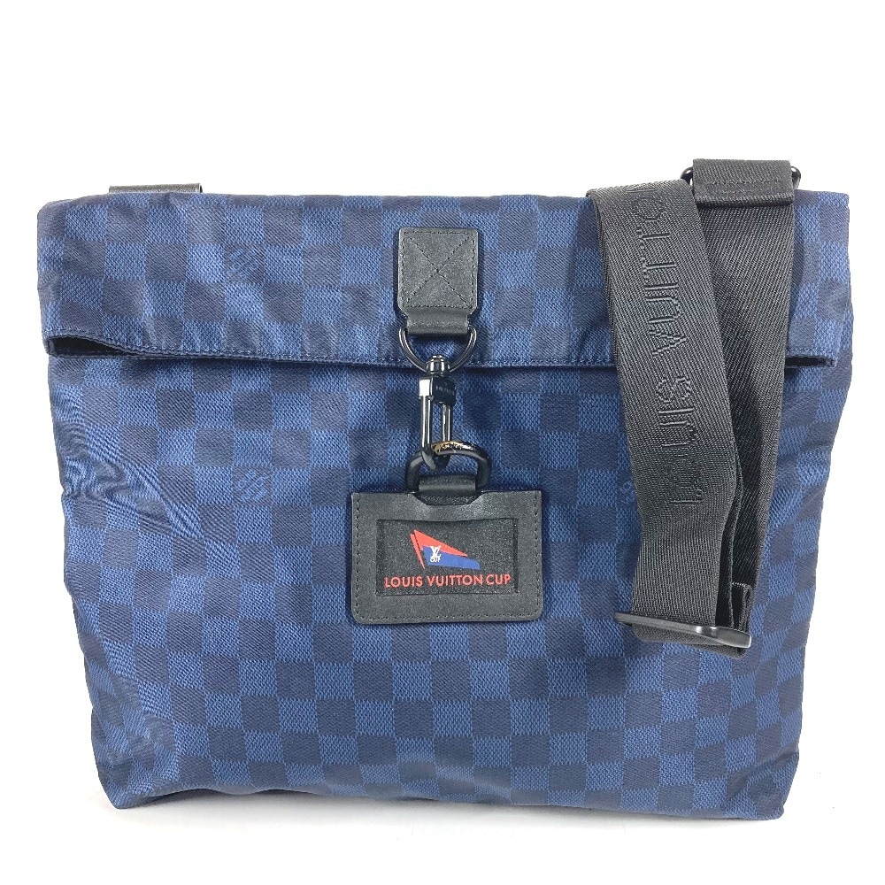 ショルダーバッグ N41251 アリゼ ダミエチャレンジ LV CUP カバン 斜め掛け ナイロン ブルー