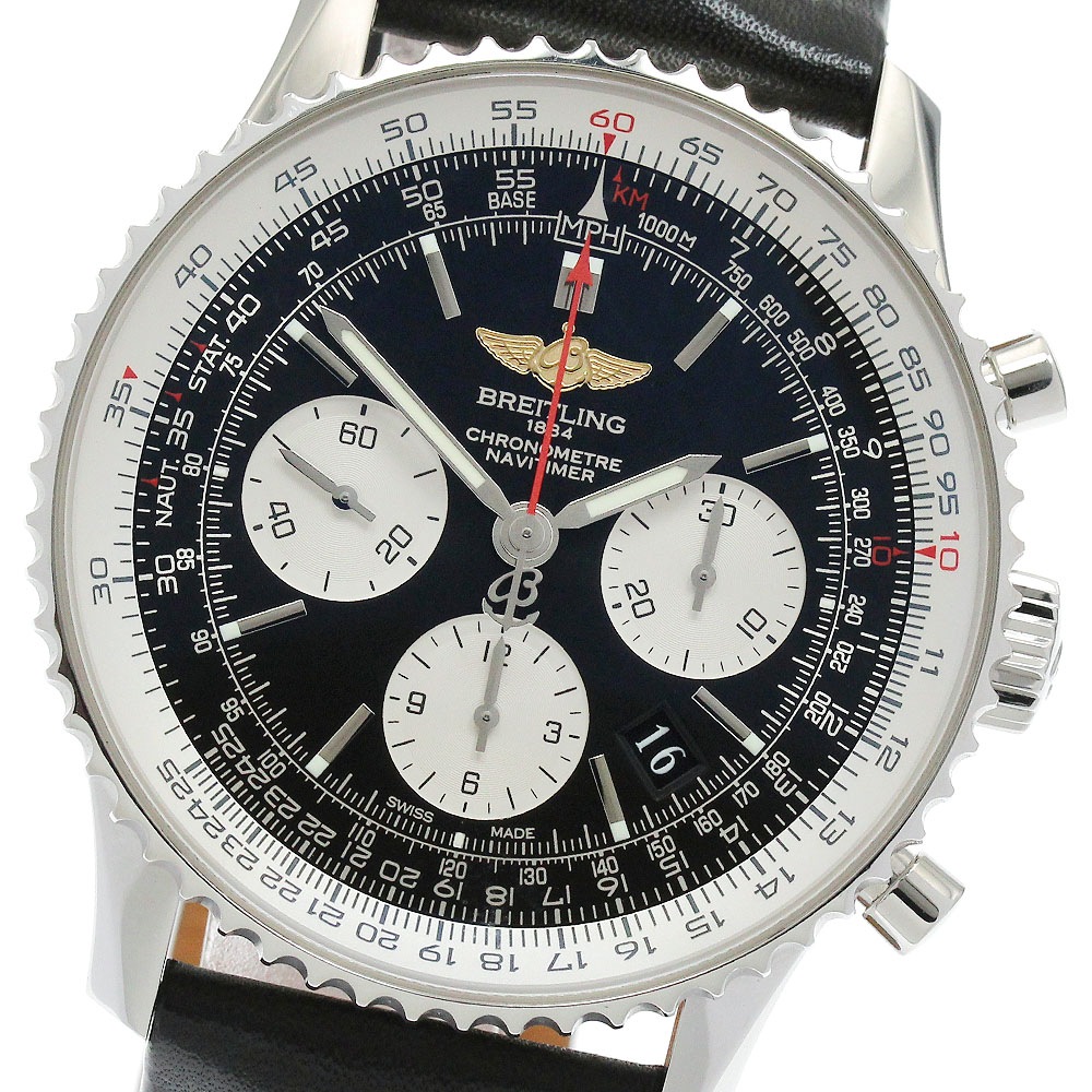 ブライトリング BREITLING AB0120 ナビタイマー01 クロノグラフ 自動巻き メンズ 良品 保証書付き_906057【中古】