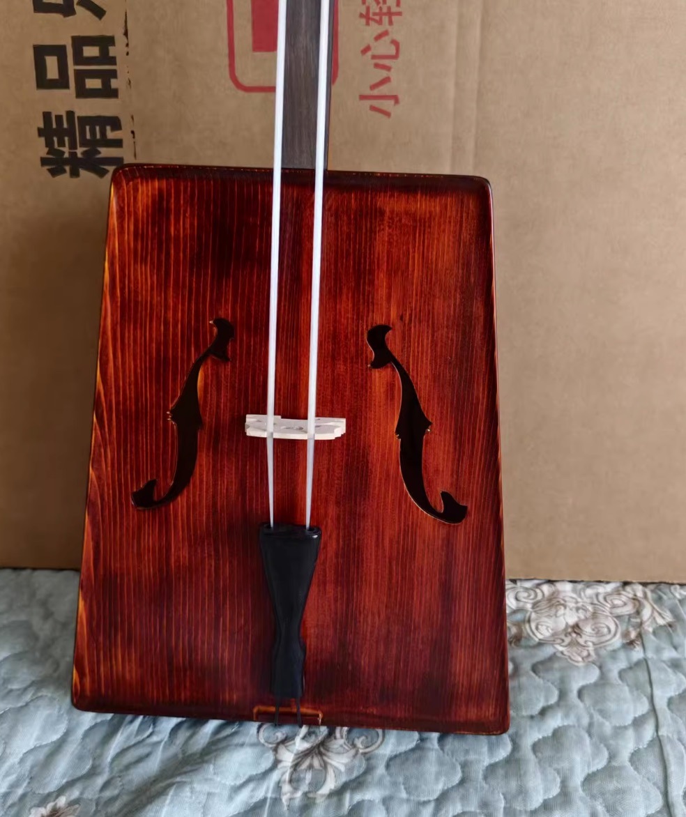 馬頭琴 ワインレッド 内モンゴルの弦楽器