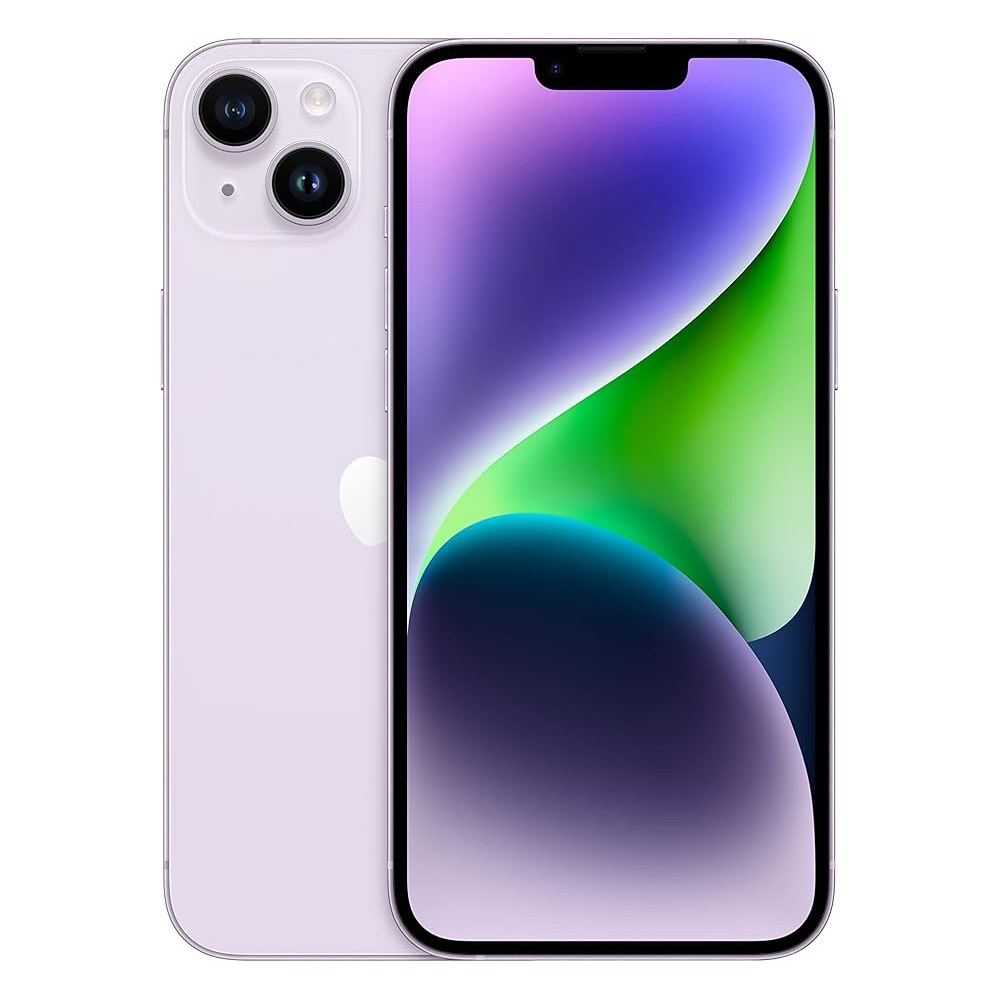 iPhone14 Plus 本体 SIMフリー 128GB 5G 衛星経由の緊急SOS デュアルカメラシステム eSIM ガラスフィルム特典 14p-128pp-a17h8
