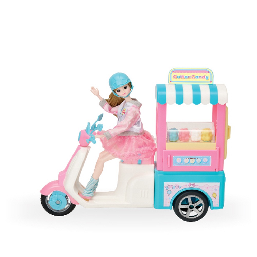 いらっしゃいませ ミミ 綿菓子 トラック 女児 人形遊び 自動車 店遊び おもちゃ