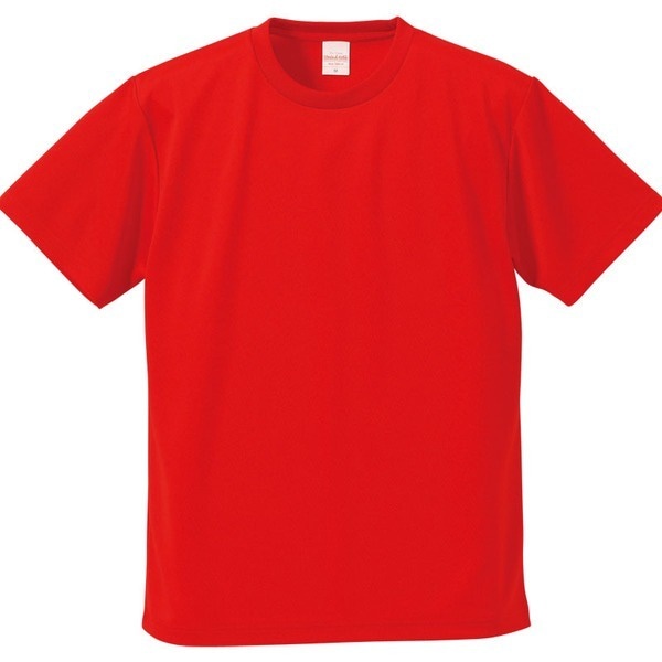 UVカット/吸汗速乾/5枚セット/4.1オンスさらさらドライ Tシャツ レッド XL